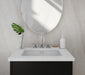 Liberty 24" Slim Wall Mount Black Acrylic Vanity