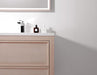 Irene 48’’ - Vanity on Legs 2 Drawers "Shaker" Bleached Oak